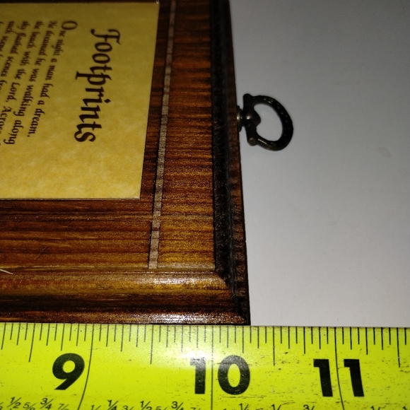 Vtg Holly Hobbie Wood Plaque What The World Needs American Greeting & Footprints - Picture 14 of 16